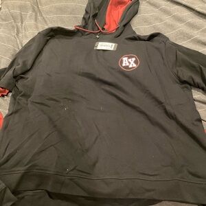 A/X Armani Exchange Black and Red Hoodie